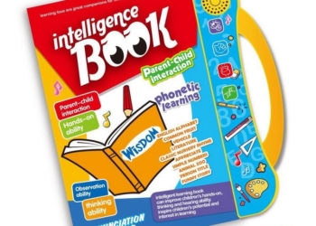 Intelligence Book | Interactive Book -Musical English Educational Phonetic Learning Book for 3 + Year Kids|Toddlers|Educational ABC and 123 E-Learning Kids Electronic Activity Notebook