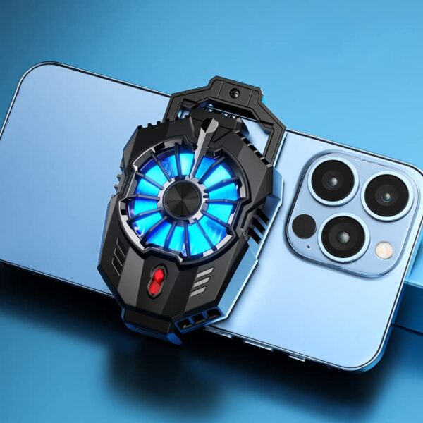 X20 Phone Cooler, Adjustable Semi-Conductor Smartphone Cooling Fan w/Two Modes for iPhone/Android, USB Type-C Power Cellphone Radiator for Gaming, Video Streaming,