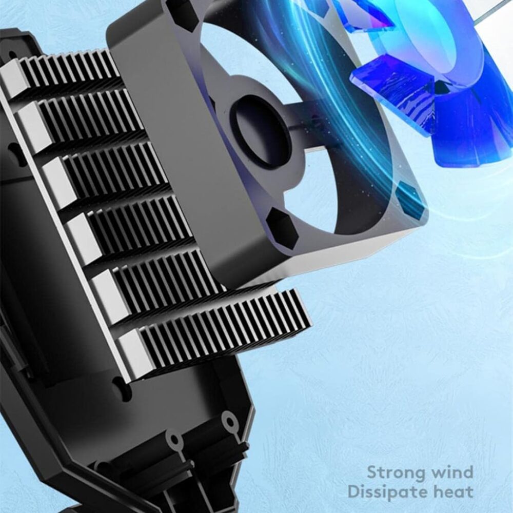 714H0pn52RL._SL1500_ X20 Phone Cooler, Adjustable Semi-Conductor Smartphone Cooling Fan w/Two Modes for iPhone/Android, USB Type-C Power Cellphone Radiator for Gaming, Video Streaming,