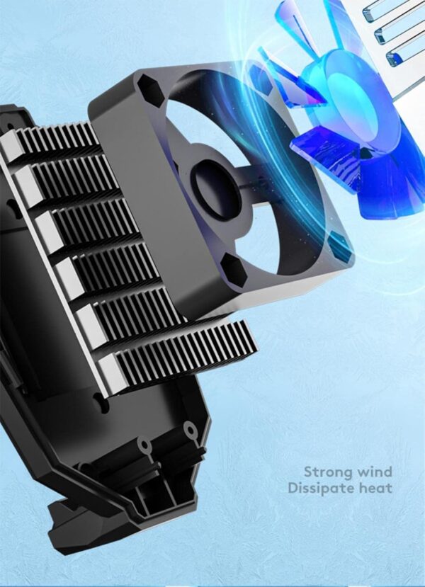 714H0pn52RL._SL1500_ X20 Phone Cooler, Adjustable Semi-Conductor Smartphone Cooling Fan w/Two Modes for iPhone/Android, USB Type-C Power Cellphone Radiator for Gaming, Video Streaming,