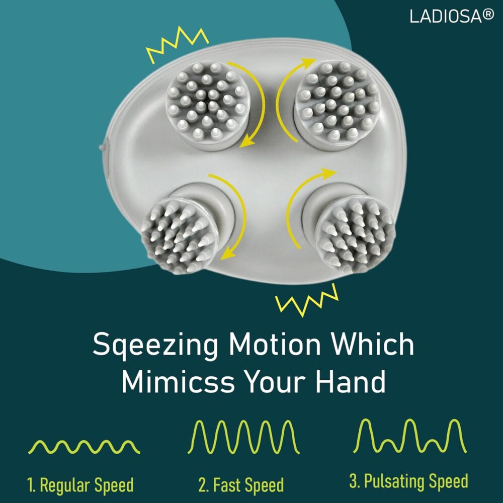 719sPguB+nL._SL1500_ Electric Head,Scalp Massager| Rechargeable Head Kneading Massage Machine| 3 Speed Mode Handheld,Scalp Body Massager for Hair Growth,Deep Clean & Stress Relaxation