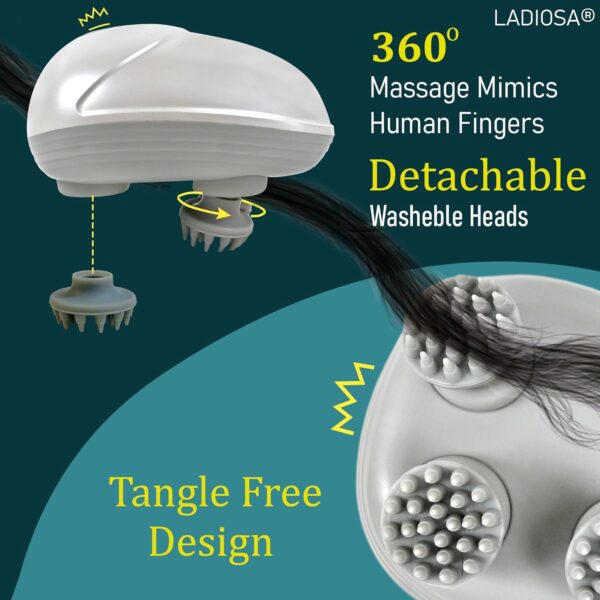 71bXTZBkrYL._SL1500_ Electric Head,Scalp Massager| Rechargeable Head Kneading Massage Machine| 3 Speed Mode Handheld,Scalp Body Massager for Hair Growth,Deep Clean & Stress Relaxation